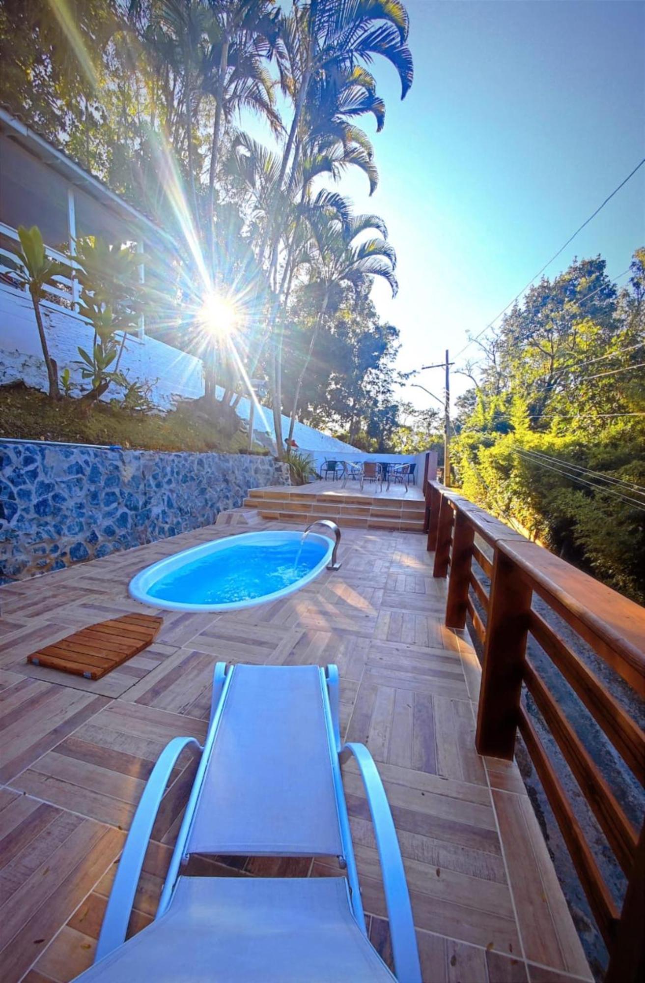 Palhoça Gray House - Com Piscina Pertinho Do Mar!ヴィラ エクステリア 写真