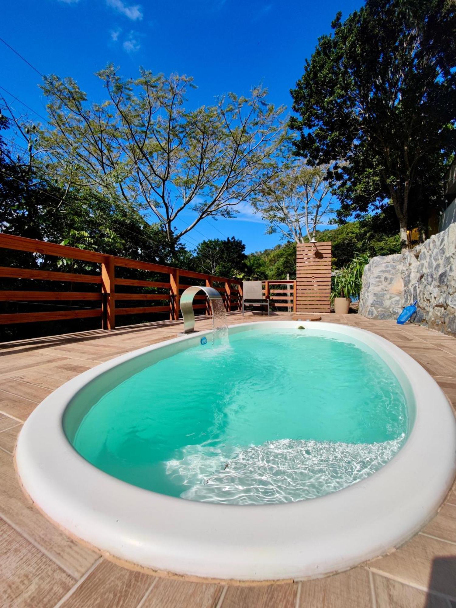 Palhoça Gray House - Com Piscina Pertinho Do Mar!ヴィラ エクステリア 写真