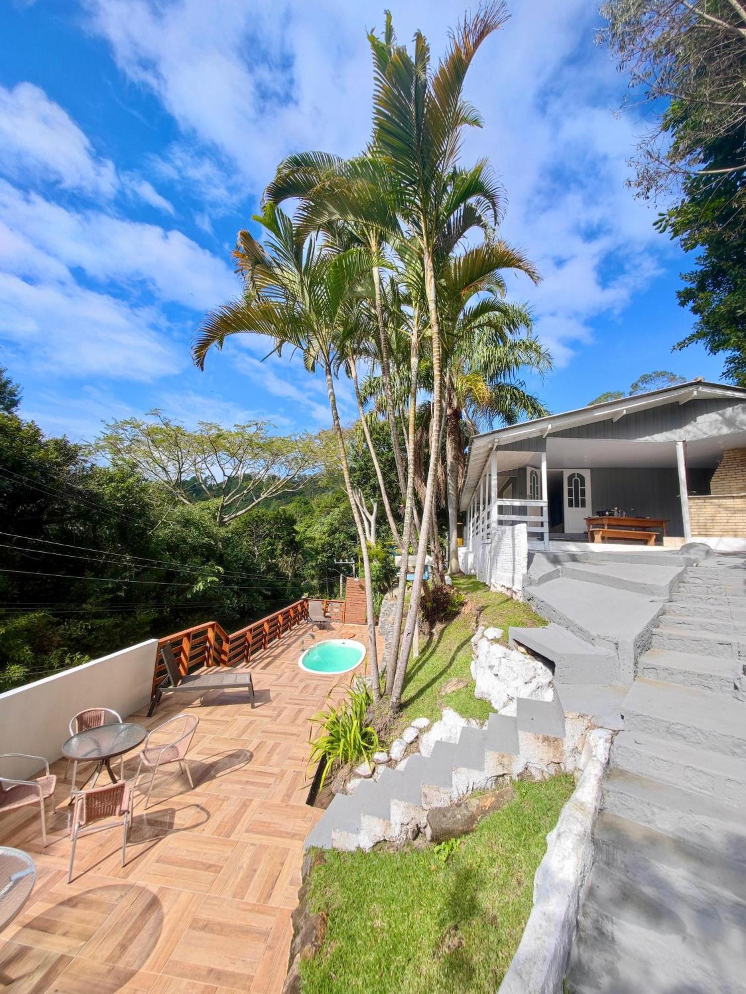 Palhoça Gray House - Com Piscina Pertinho Do Mar!ヴィラ エクステリア 写真