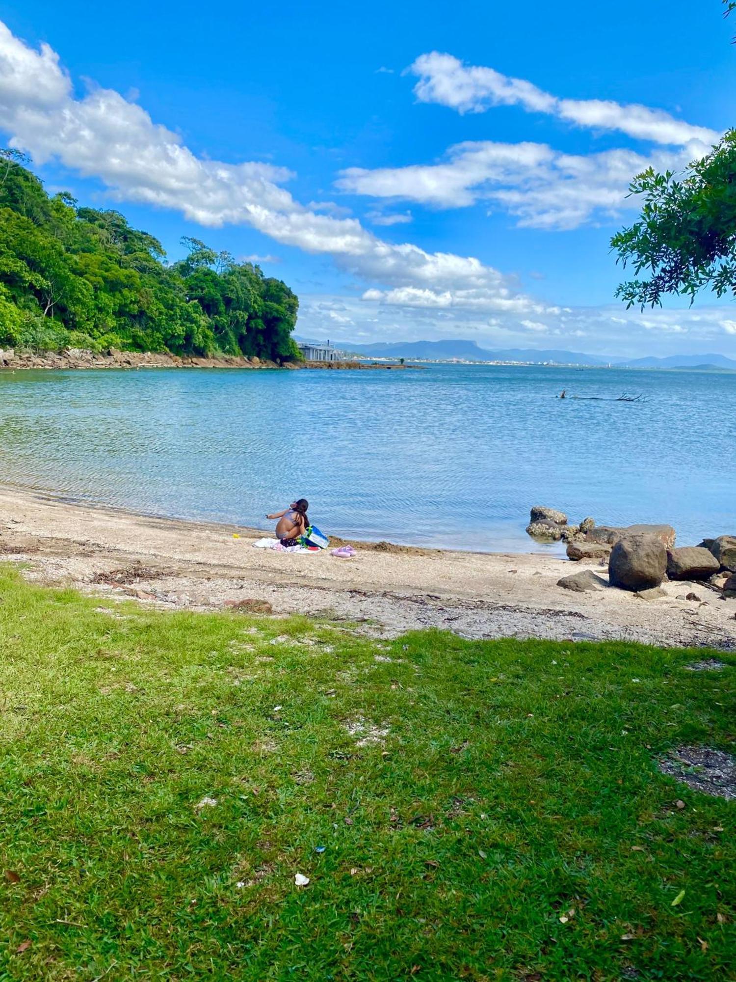 Palhoça Gray House - Com Piscina Pertinho Do Mar!ヴィラ エクステリア 写真